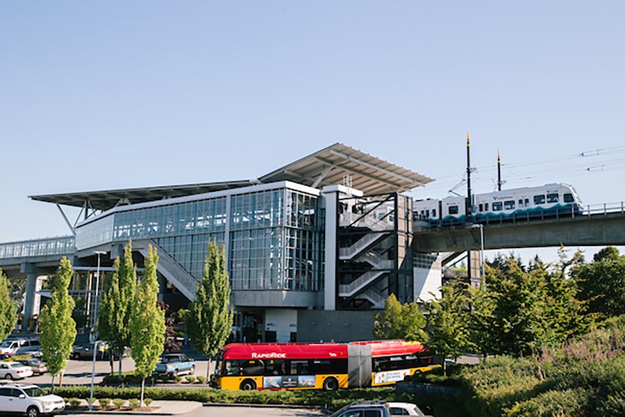 The existing Tukwila Boulevard Station